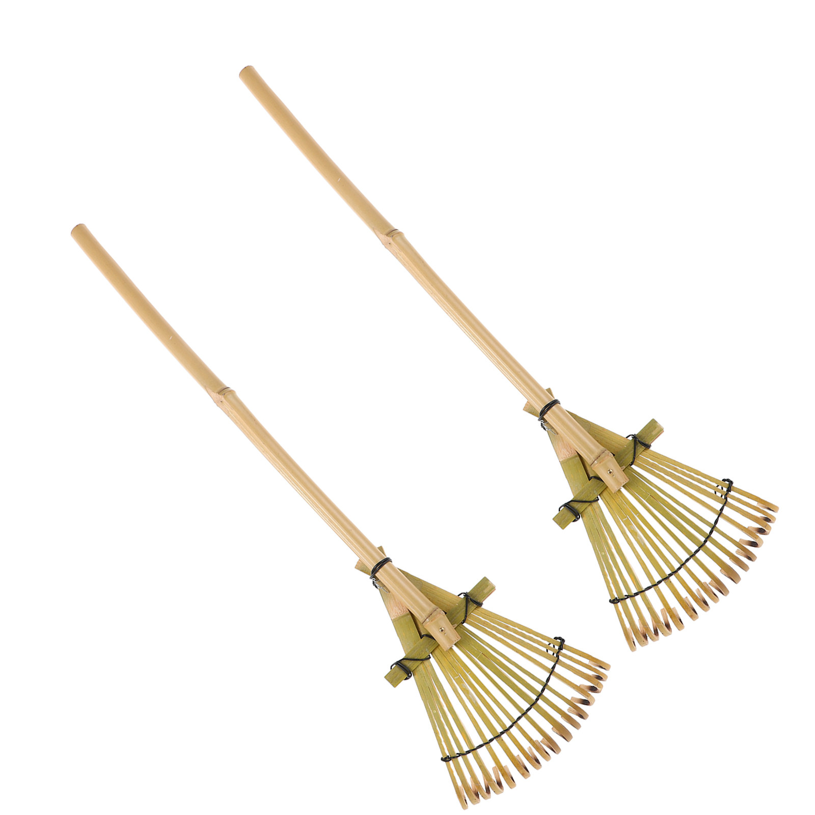 2Pcs 19.6 Inch Bamboo Hand Rak - Gardening Hand Tools Japanese ulasan dan harga